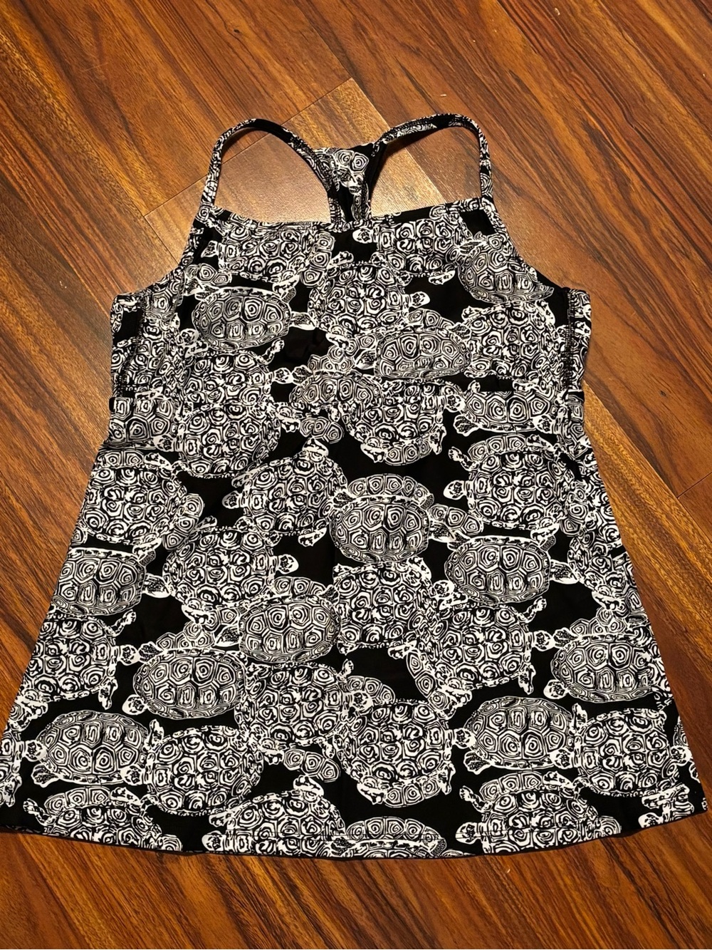 Spunkwear Turtle Print Tank Top